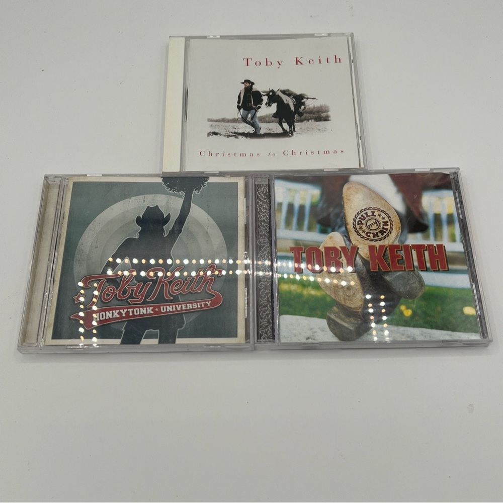 Toby Keith 3 CD Lot Christmas To Christmas Pull My Chain Honkytonk University